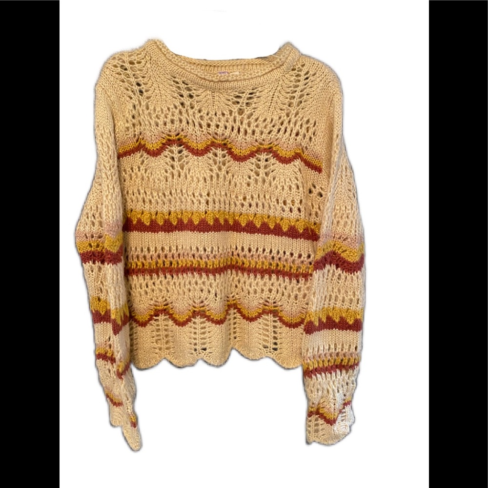 Francesca’s vintage style knit sweater